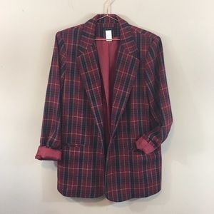 Vintage 100% wool boyfriend style blazer size 12